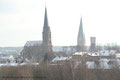 Blick auf Lüneburg von Kreideberg aus