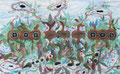 "S.O.S"  2012 | Gouache, ink on paper | 34 x 55 in  (86 x 140 cm)