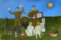 Als die Russen da waren (Öl, 2021) 30 cm x 20 cm | 300 €