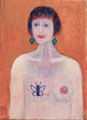 Das Tattoo (Öl, 2023) 14 cm x 20 cm | 200 €