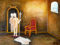 Der sich Liebende - Benedikt XVI. (Öl, 2008), 33 cm x 26 cm | 400 €