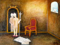 Der sich Liebende - Benedikt XVI. (Öl, 2008), 33 cm x 26 cm | 300 €