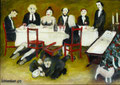 Totenfeier (Öl, 2007), 40 cm x 26 cm | 3500 €