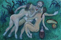 Lot und seine Töchter (Öl, 2023) 30 cm x 20 cm | 250 €