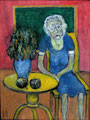 Verwelkt (Öl, 2023) 20 cm x 30 cm | 150 €
