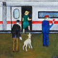 Abschied (Öl, 2021) 20 cm x 20 cm | 100 €
