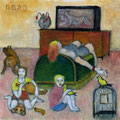 Die Alleinerziehende (Öl, 2020) 20 cm x 18 cm | 250 €