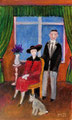 Die Großeltern Otto und Else,  (Öl, 2021) 15 cm x 25 cm | 200 €