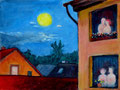 Wenn es Nacht wird (ÖL, 2019) 24 cm x 18 cm | 150 €