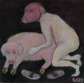 Satanische Sau (2025) 18 cm x 18 cm | 150 €