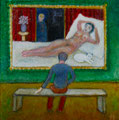 Kunstgenuss (Öl, 2023) 14 cm x 20 cm | 200 €