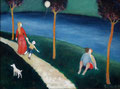 Komm Junge, das verstehst du noch nicht (Öl 2003) 26 cm x 20 cm | 250 €