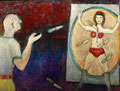 Daneben (Öl, 2021) 24 cm x 18 cm | 200 €