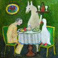 Mahlzeit mit Tieren (2026) 20 cm x 20 cm | 250 € 
