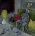 Altes Paar (Öl, 2020) 24cm x 24 cm | 350 €