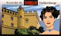 Cartolina "Vallenberg: il castello" illustrazione di Sergio e Paolo Zaniboni