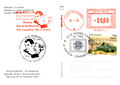 Cartolina FDK 117 retro (versione bianca) con specimen,annullo poste italiane e timbro Darkopost 30/01/2009