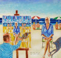 Thomas Landt - "Wer schön sein will, muss gemalt werden" - Öl auf Leinwand - 120x120 cm - 2013 - Sylt