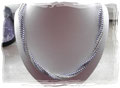 176 Komplettmix - Herringbone Spiralkette mit Glaswachsperlen, Glasschliffperlen und zwischendrin immer ein Minispacer (EK)