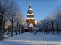 Winterliche Stiftskirche