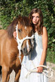 Fantasie & Wirklichkeit Fotografien und Gedichte Kathrin Steiger Mädchen mit Pferd