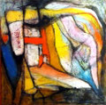 Ráfaga de Claridad - Mixta sobre tela 50 x 50 cm  /En Arte Actual Gallery On Line