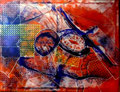 Amantes Infinitos - Mixta sobre lienzo 116 x 89 cm