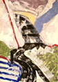 Titel: North west Highlands 04; Technik: Mischtechnik; Datum: August 1985; Format (HxB): 102 x 73 cm
