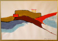 Mykene; Technik: Tempera und Ölkreide auf Papier; Datum: August 1993; Format (HxB): 71 x 100 cm