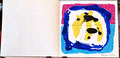 Titel: Die Banane; Technik: Tempera, Bleistift, Ölkreide; Datum: Januar 1995; Format (HxB): 32 x 32,5 cm