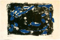 Ohne Titel; Technik: Kontaktdruck Tempera auf Papier; Datum: November 1996; Format (HxB): 40 x 60  cm