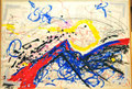 Ohne Titel; Technik: Tempera auf Papier; Datum: Februar 1986 Format (HxB): 70 x 100 cm (im Besitz der SKD Dresden, KupferstichKabinett)