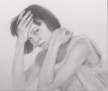 inside her   2019   190×220   pencil on paper