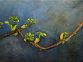 6084...9x12: oil on canvas: "branch" w 19