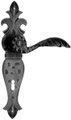 Maniglia Ferro Battuto Art.314 Placca 275X60mm Imp.135mm