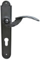 Maniglia Ferro Battuto Art.20 Placca 250X45mm Imp.140mm