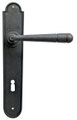 Maniglia Ferro Battuto Art.12 Placca 250X45mm Imp.120mm