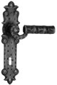 Maniglia Ferro Battuto Art.313 Placca 255X60mm Imp.130mm