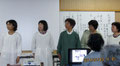 白の布で作られた方が４人いらっしゃいました。