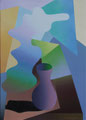 MARTWA NATURA NIEBIESKA, OLEJ NA PŁÓTNIE, 70X50, 2012