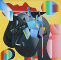 POLKA, OLEJ NA PŁÓTNIE, 100X100, 2009
