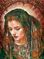 Madonna Des Anges ©2001, Acrylic on Canvas, Dimensions 36" w x 48" h, Private Collection