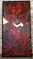 Red Soy Ilegal ©2006, Acrylic on Canvas, Dimensions 60" w x 96" h, Robert Rodriguez Collection