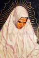 White Madonna ©1988, Acrylic on Canvas, Dimensions 25" w x 40" h, Private Collection