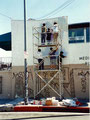 Academia de Arte Yepes students painting the "Mariachi Plaza" Murals • Los Angeles, CA  USA