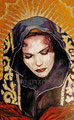 La Dolorosa ©1998, Acrylic on Canvas, Dimensions 25" w x 40" h, Private Collection