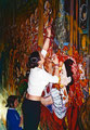 Academia de Arte Yepes students painting the "Performing Arts Center Mural • Chicago, IL  USA