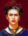 Frida III ©2010, Acrylic on Canvas, Dimensions 24" w x 30" h, Private Collection