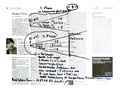 “2. Phase im Spannungsgleichgewicht” WVZ 1.611 / datiert 11.07.98 / Filzstift auf Zeitungsblatt (1/2) “Die Zeit” vom 09.07.98 / Maße b 39,2 cm * h 28,3 cm
