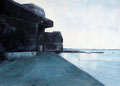 Lorient La base sous marine, huile